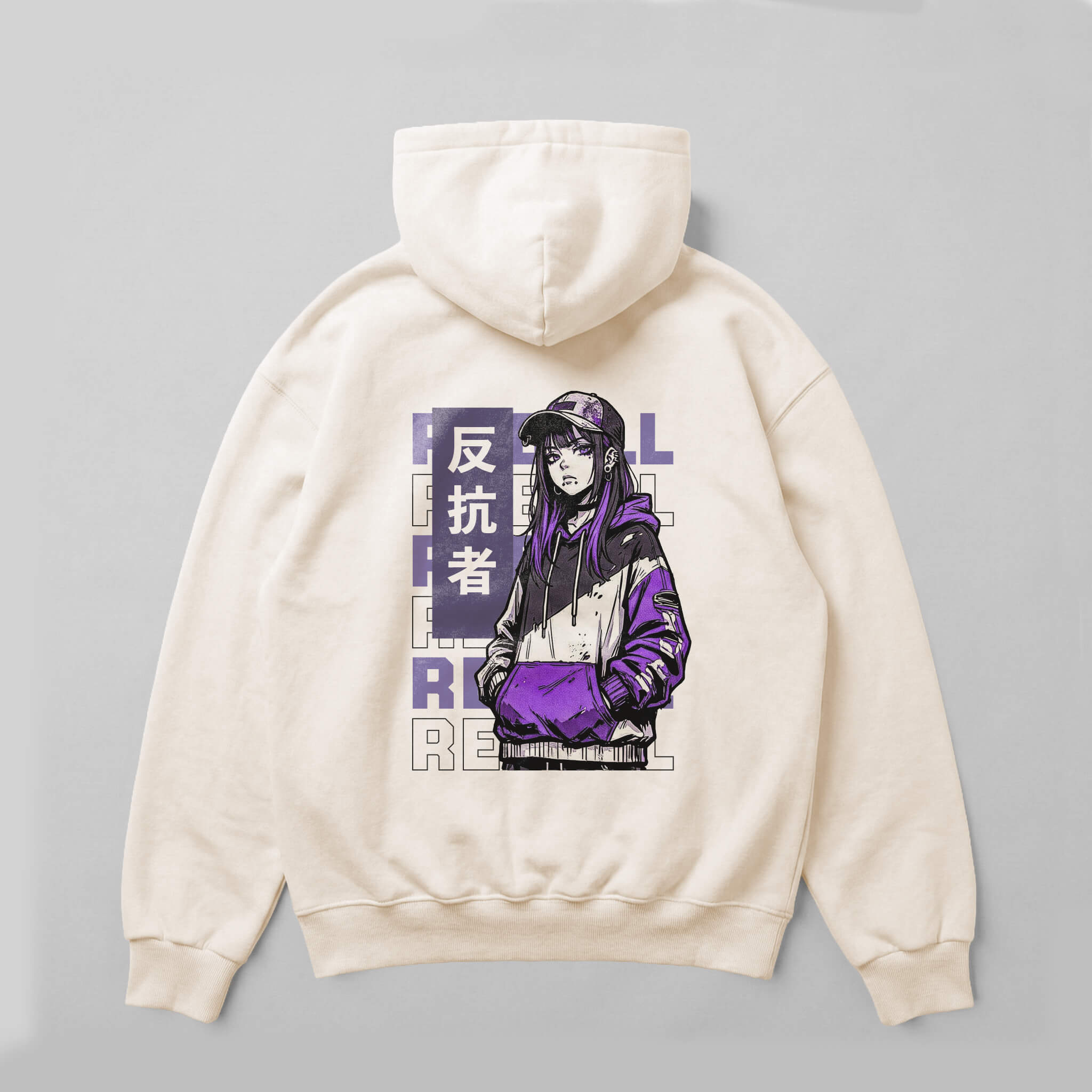 Purple Rebell - Oversized Hoodie