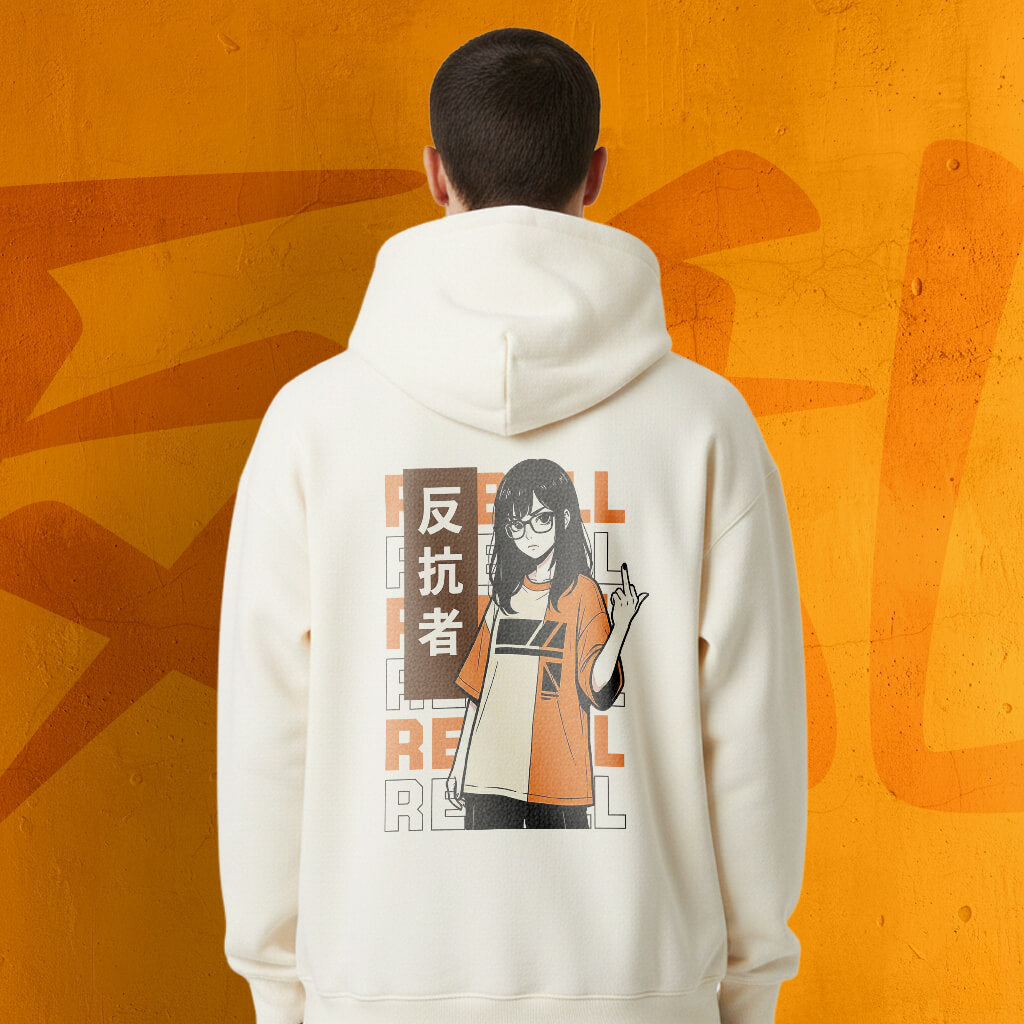 Orange Rebell - Oversized Hoodie