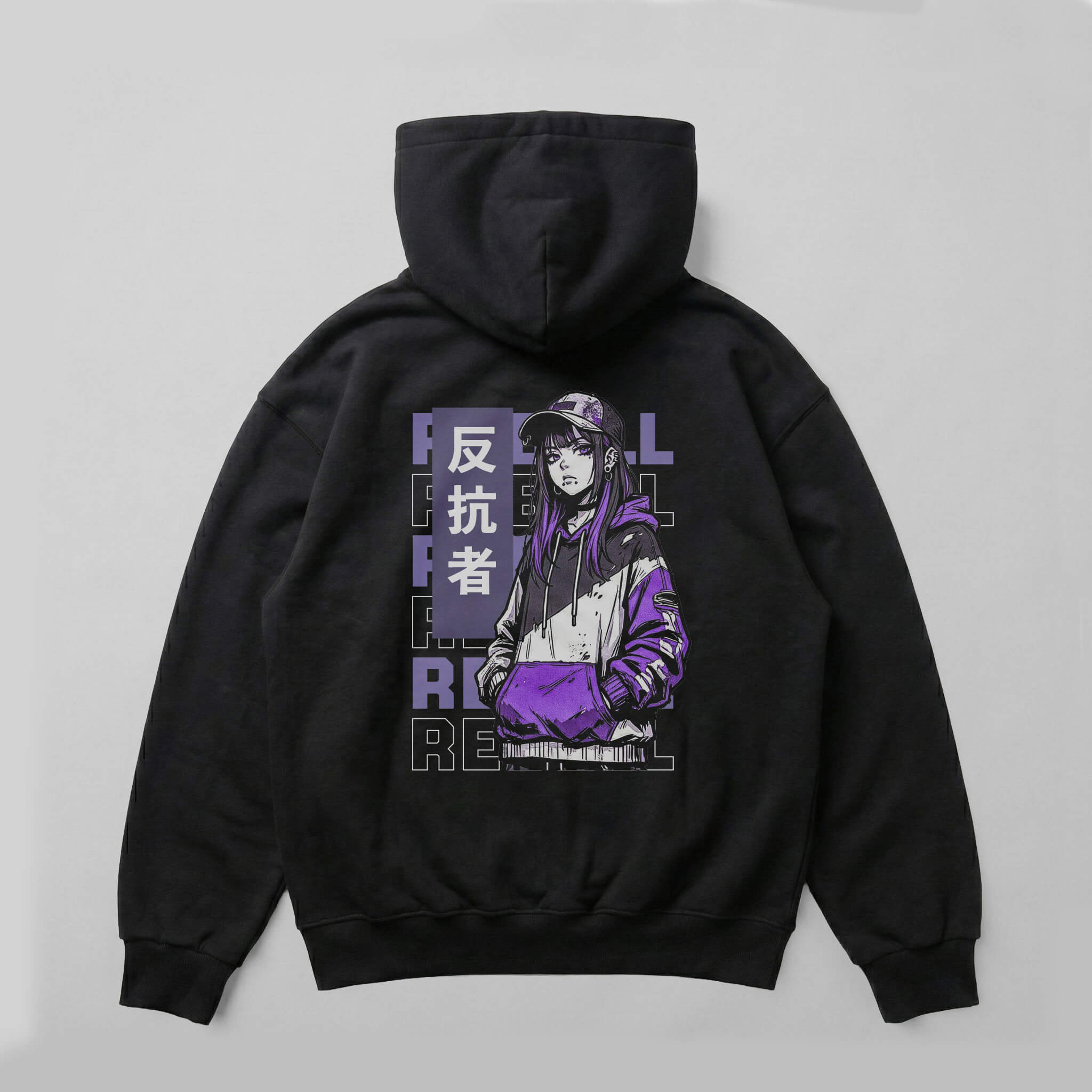 Purple Rebell - Oversized Hoodie