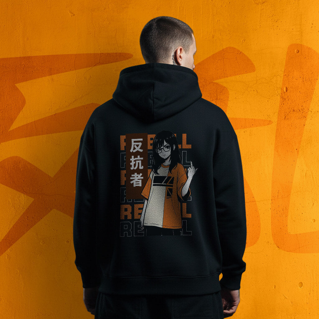 Orange Rebell - Oversized Hoodie
