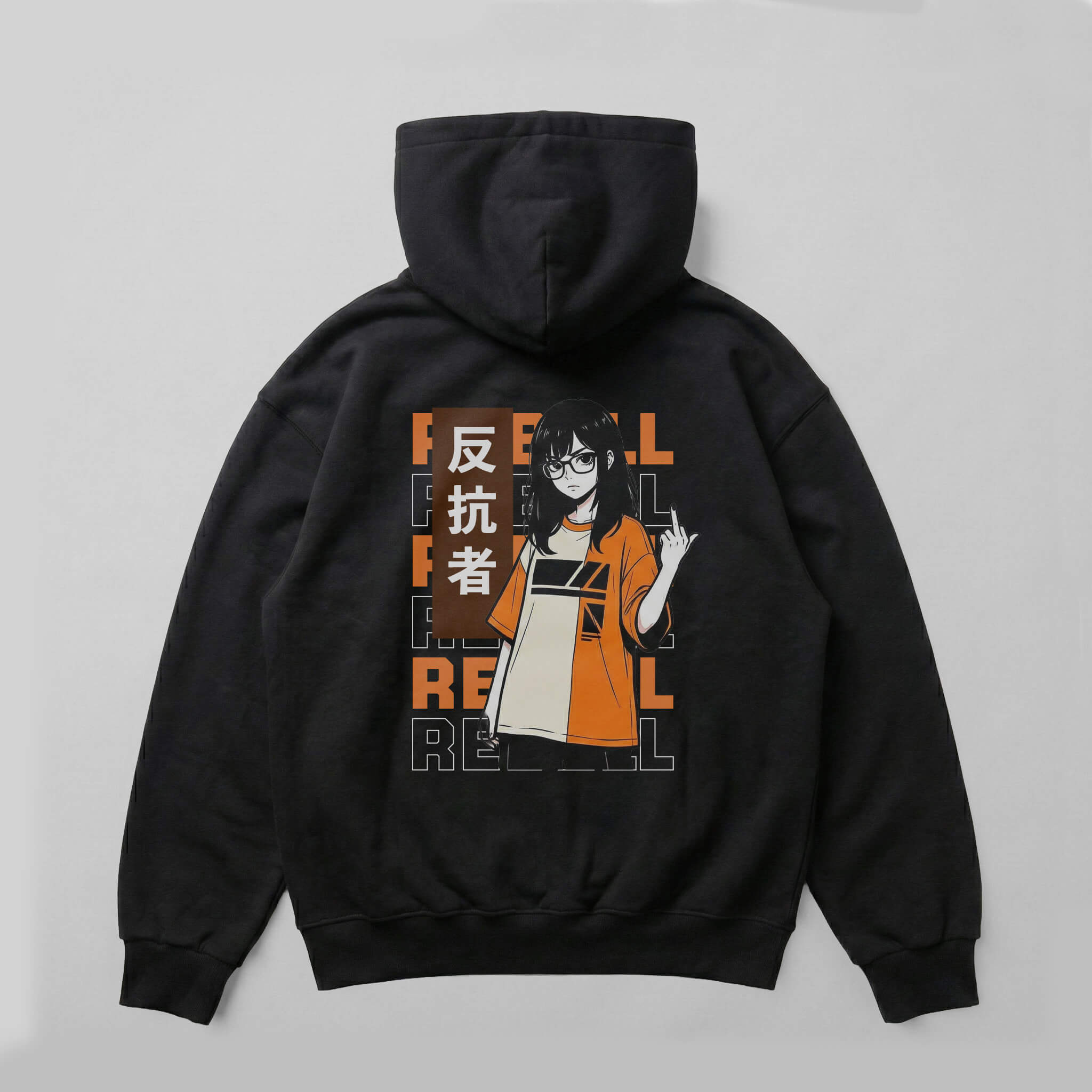 Orange Rebell - Oversized Hoodie