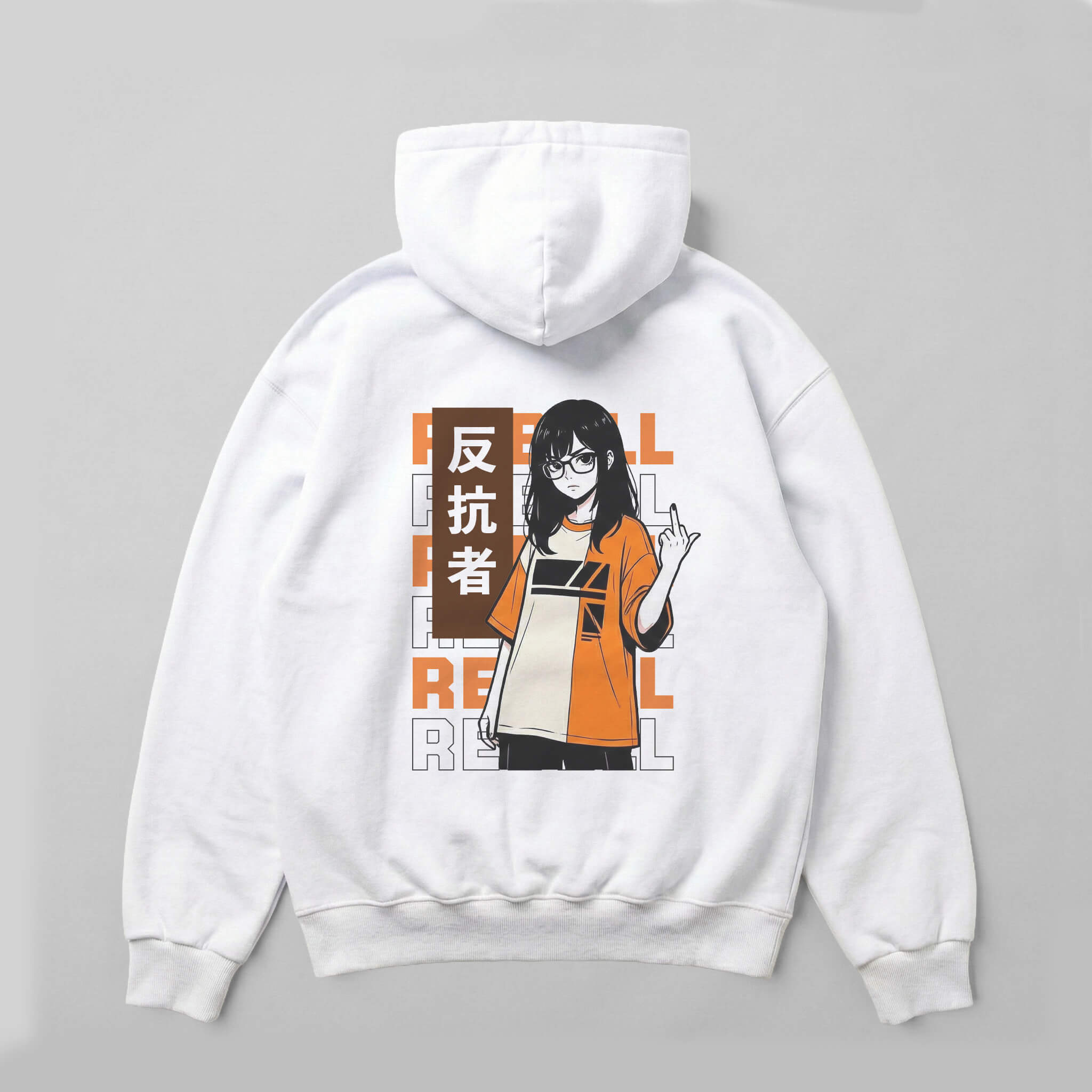 Orange Rebell - Oversized Hoodie