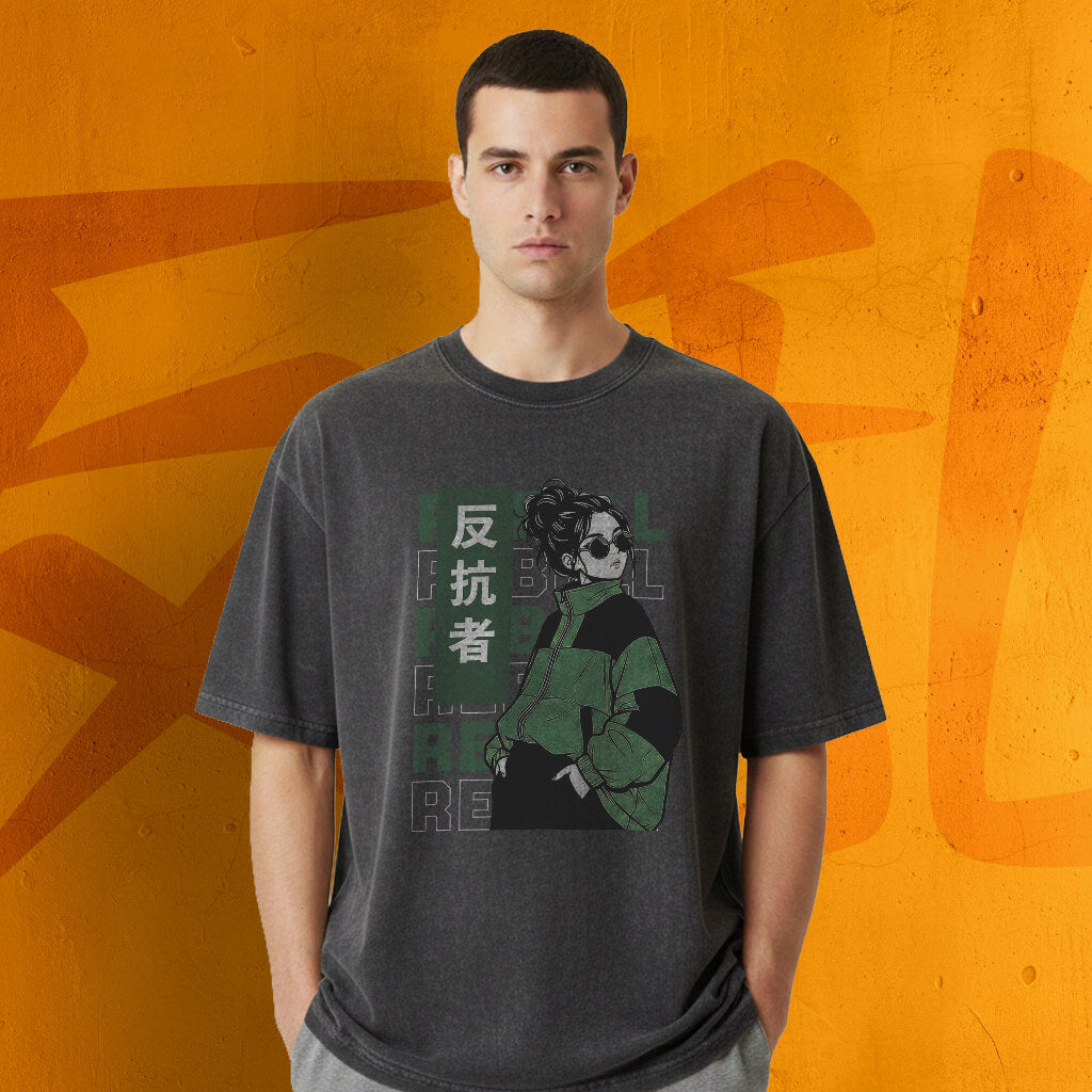Green Rebell - Oversized Heavy Tee