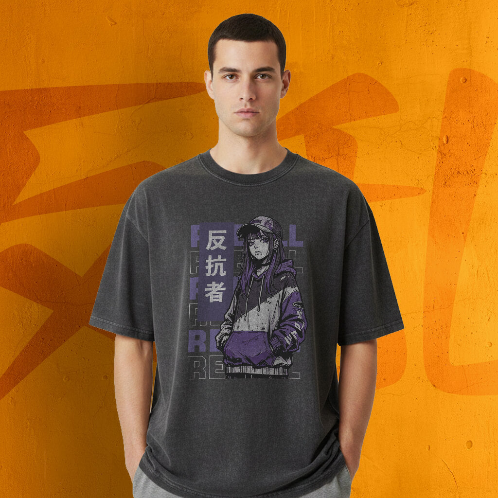 Purple Rebell - Oversized Heavy Tee