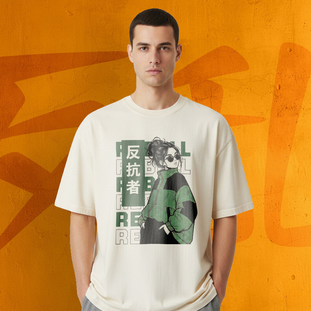 Green Rebell - Oversized Heavy Tee