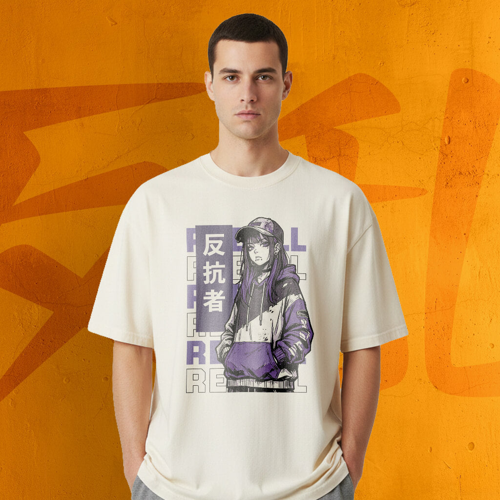 Purple Rebell - Oversized Heavy Tee
