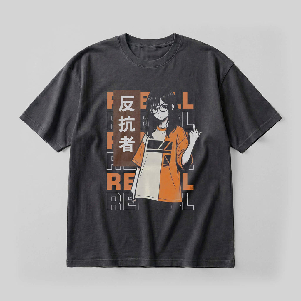 Orange Rebell - Oversized Heavy Tee